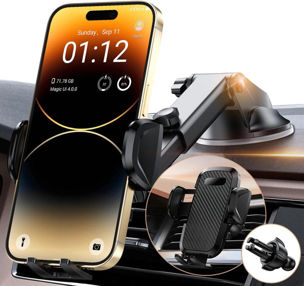 Topmake Car Phone Holder Mount, Dashboard Windshield